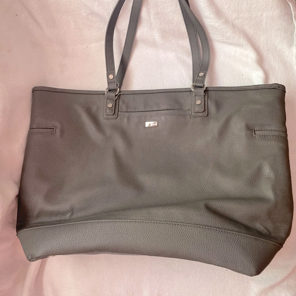 Jewell dark gray laptop bag